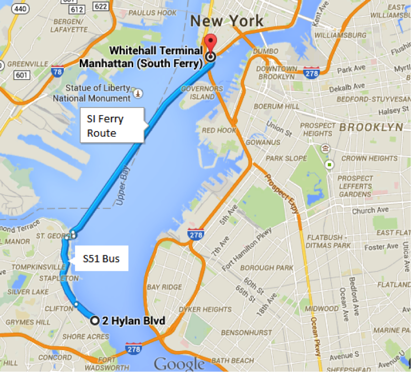 Staten Island Ferry Route Map - vrogue.co